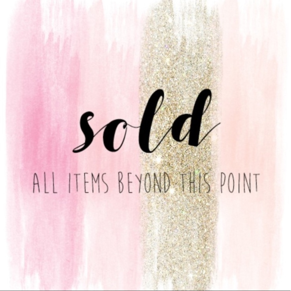 All items sold beyond this point